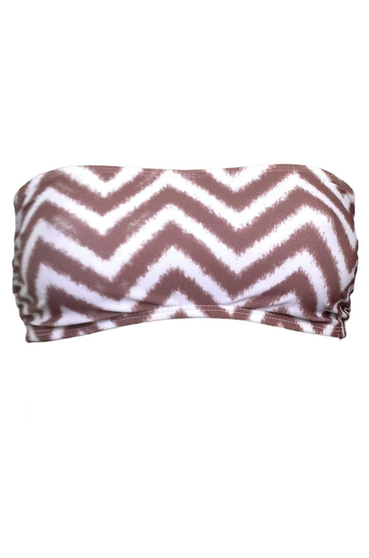 Oia Strappy Top in Chevron