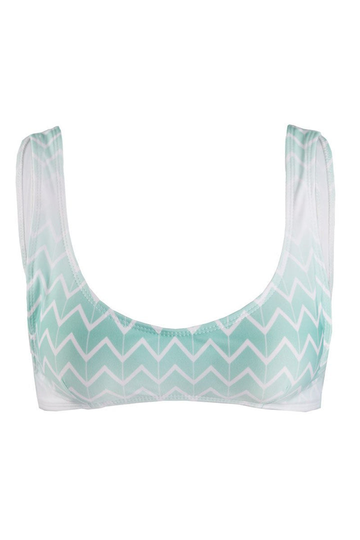 Kovey Swimwear Alaia Bikini Top Currents