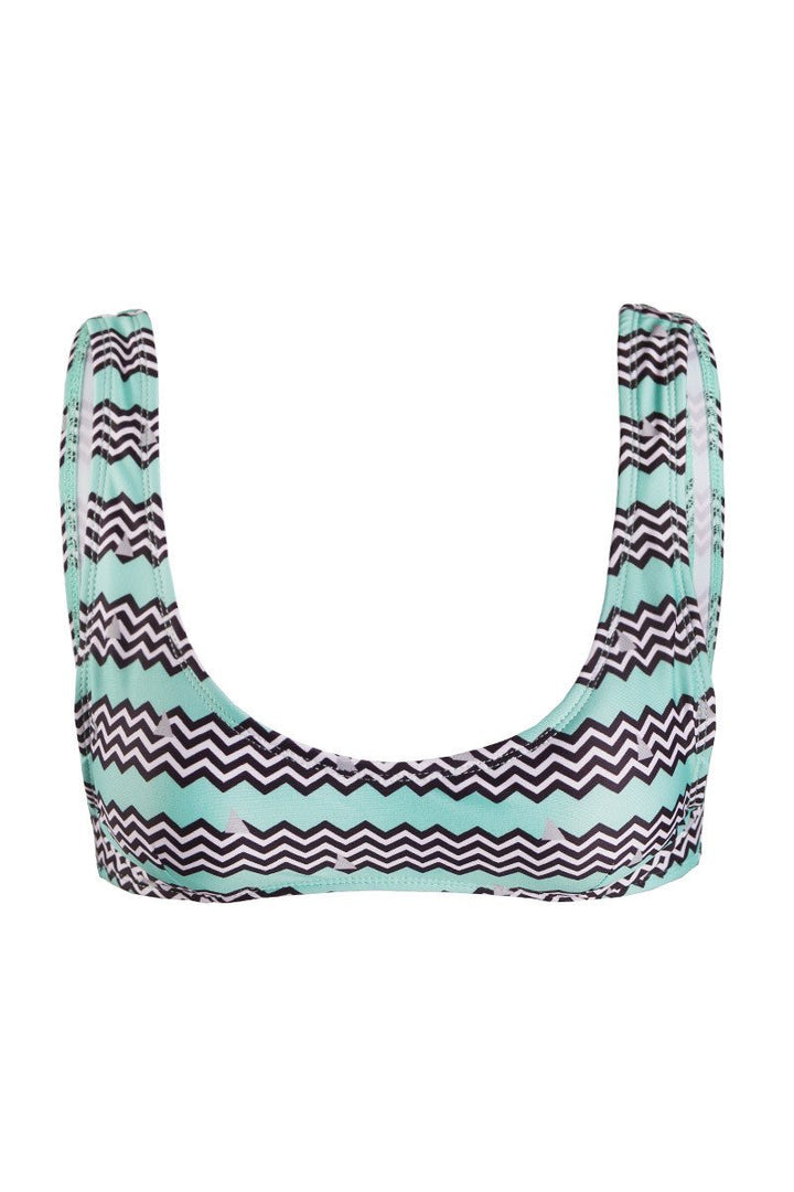 Kovey Swimwear Alaia Bikini Top in Shark Fin