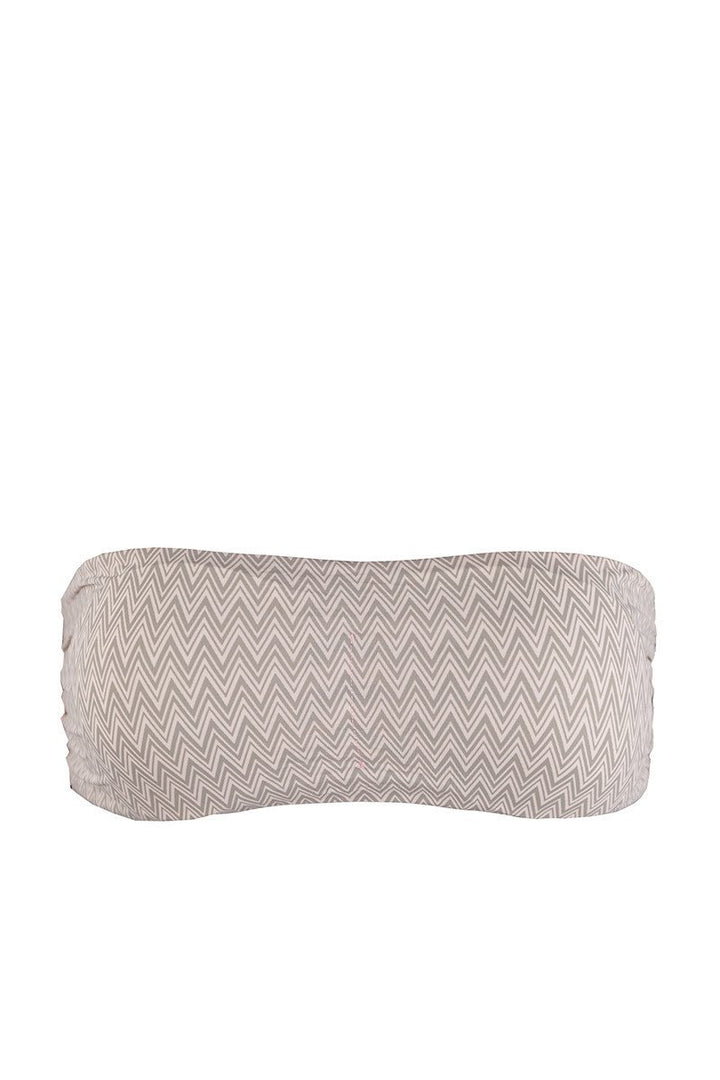 Reversible Top in Pink & Gray Print