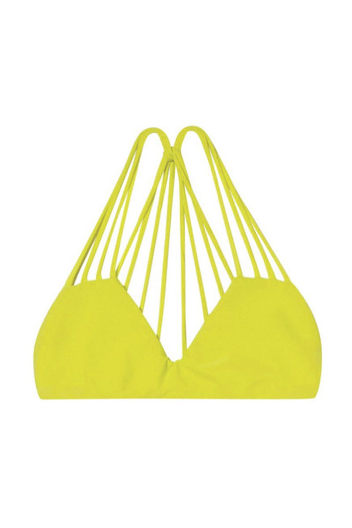 Mikoh Swimwear Banyans Bikini Top in Starfruit
