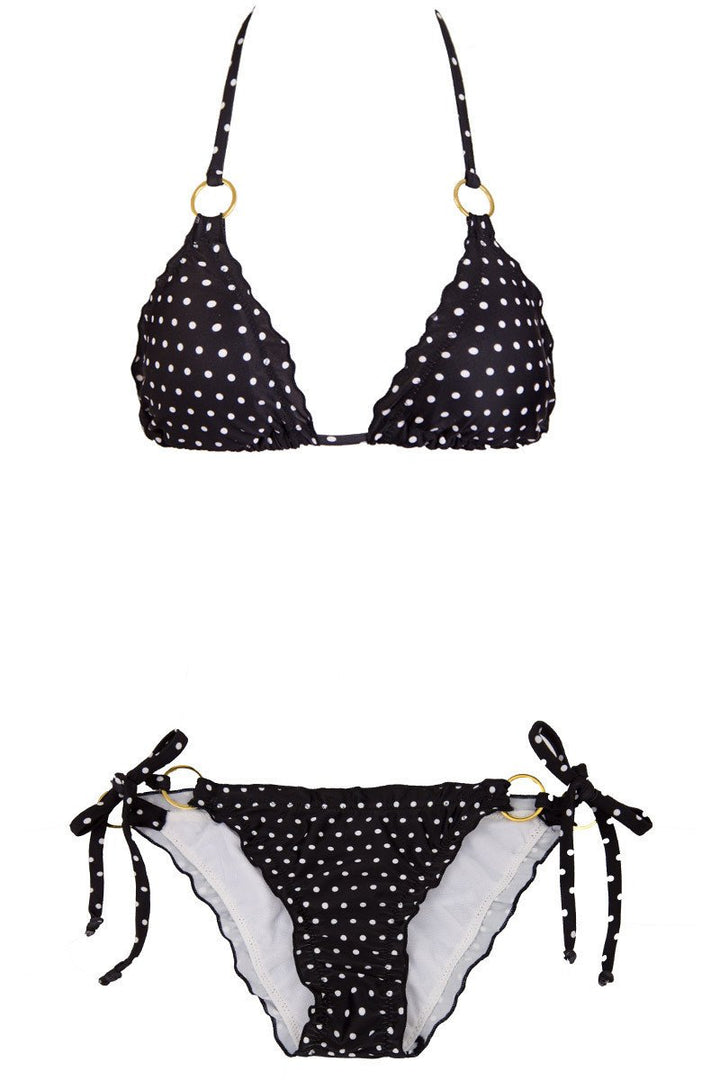 Polka Dot Top in Black & White