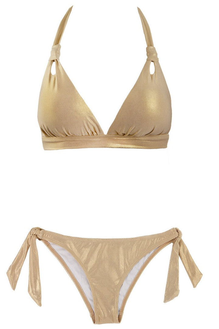 Keyhole Set in Gold