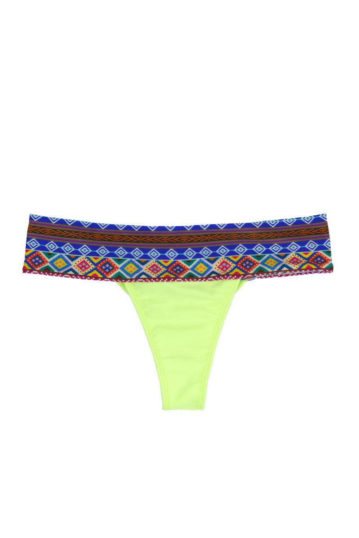 La Jolla Brazilian Bottom in Lime