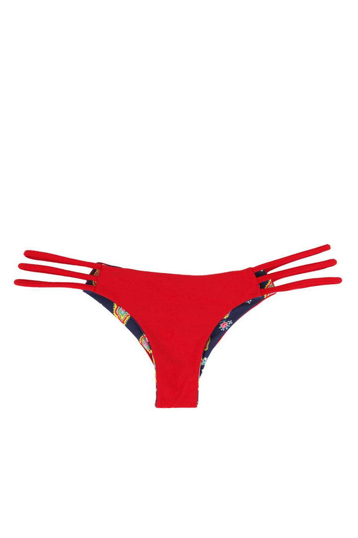 Camilla Bottom in Reversible Lovechild & Scarlet