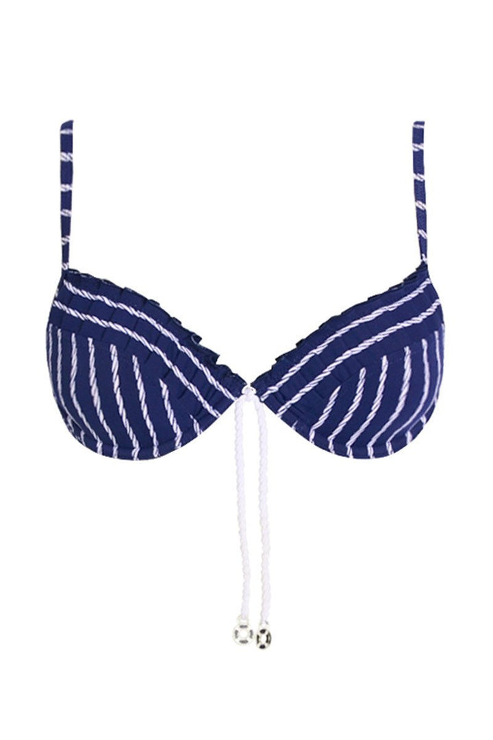 Coastline Sweetheart Bustier in Indigo