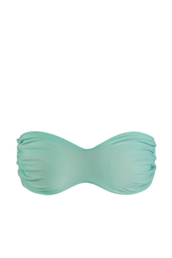 Kovey Swimwear Drifter Bikini Top in Reversible Mint & Coral