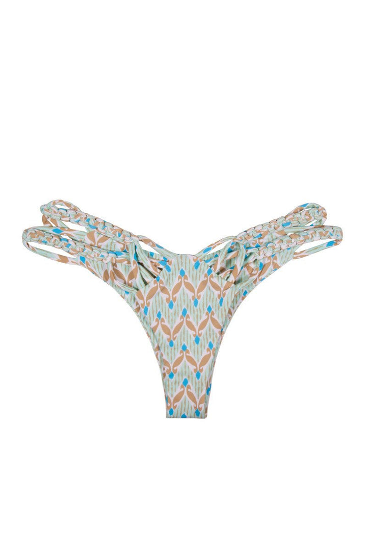 Mary Jane Skimpy Bottom in Blue Print