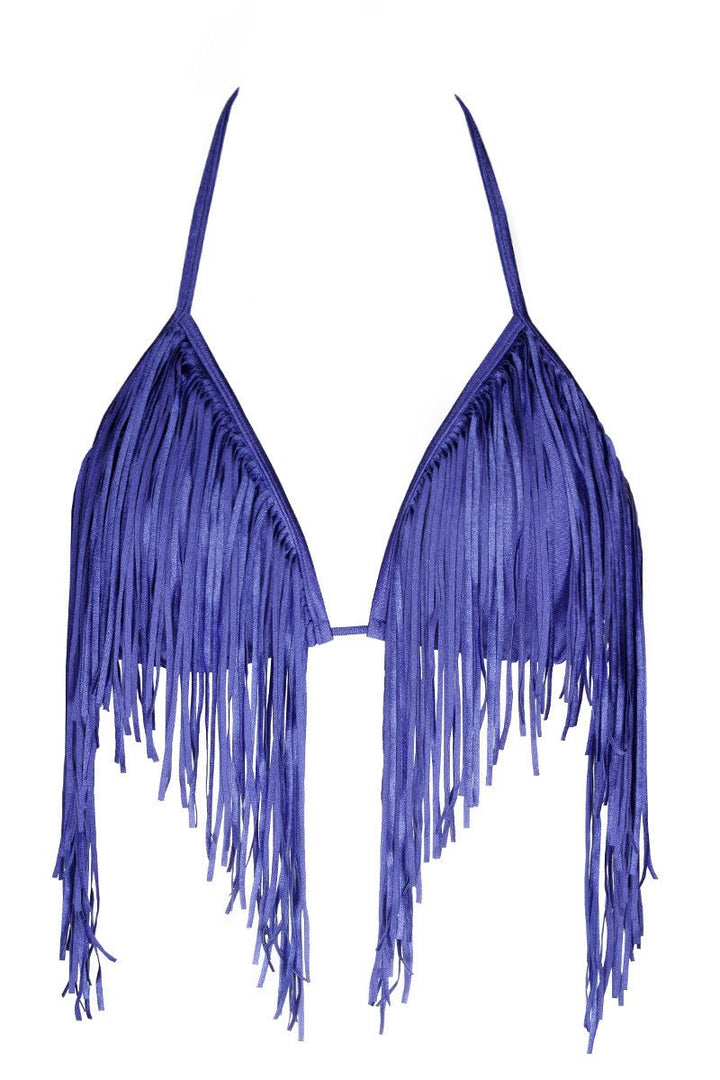 Fringe Top in Royal Blue