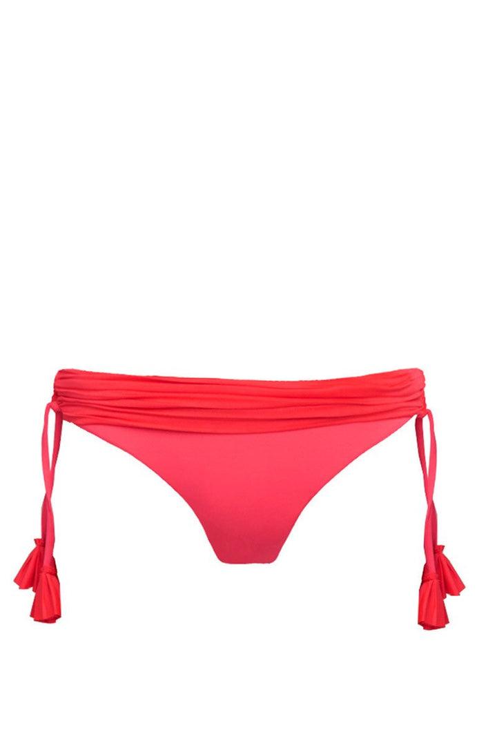 Goddess Banded Hipster Bottom in Coral