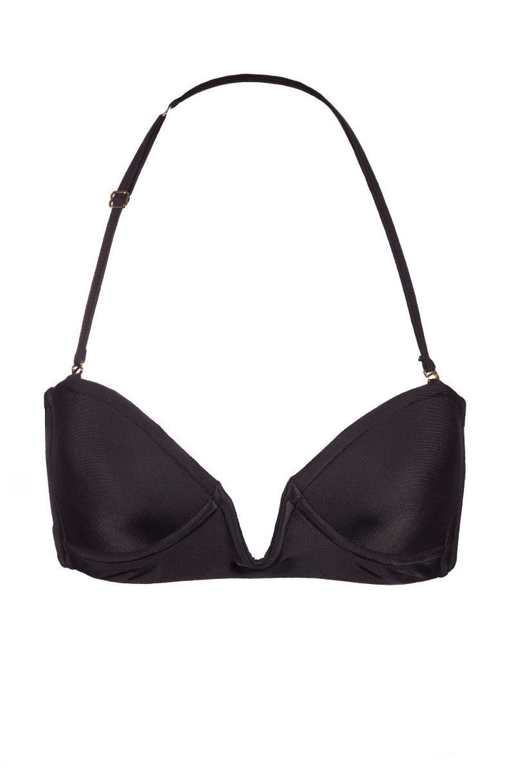 Sunset Bikini Top in Black