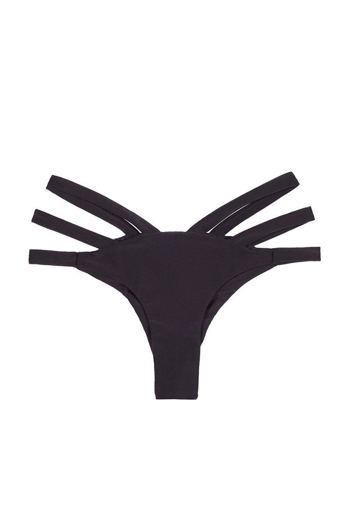Issa De' Mar Swimwear Sunset Bikini Bottom in Black