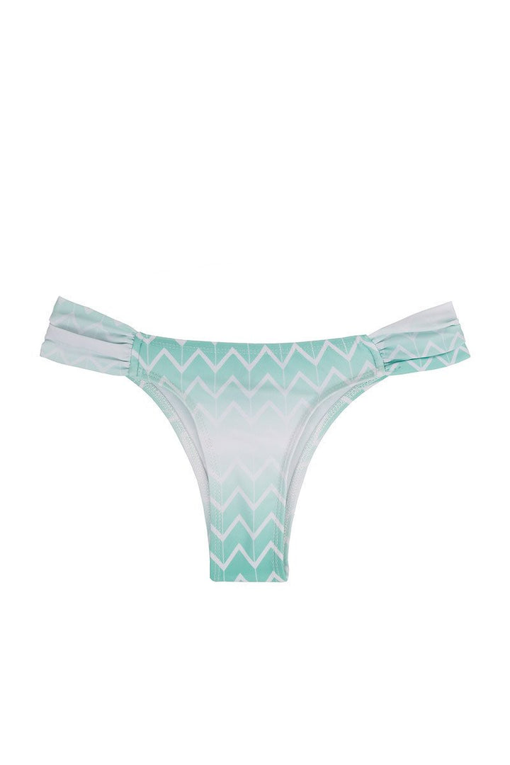 Kovey Swimwear Jetty Bikini Bottom in Currents