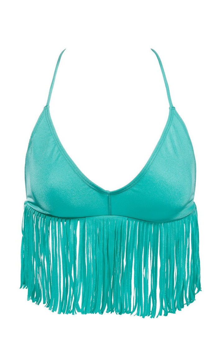 Fringe Scoop Top