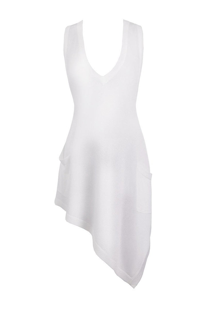 Knit Tank in White
