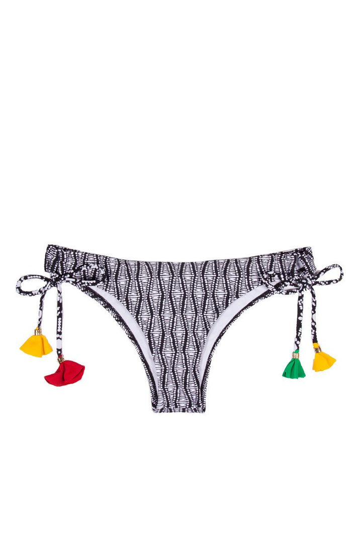 Kauai Kini Tie Side Bottom in Rasta Beat