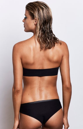 NLP Zip Front Strapless Top