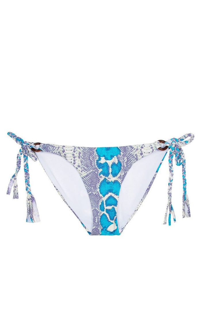 Snake Skin Print Bottom in Blue