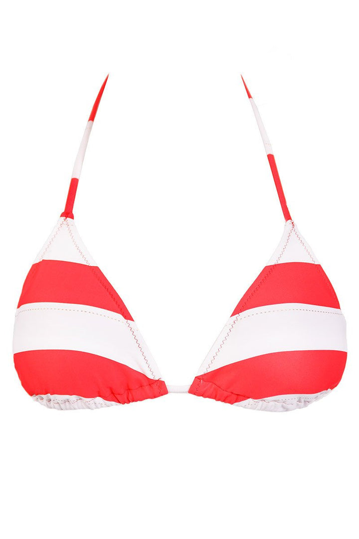 Stripes Top in Red & White
