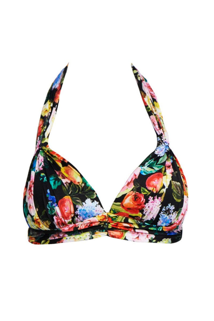 Moulded Halter Top in Floral