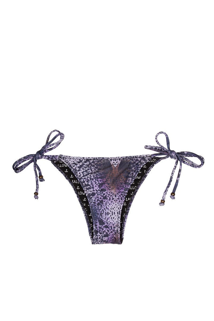 Tallow Swimwear Nine Lives Cheeky Bikini Bottom in Animal