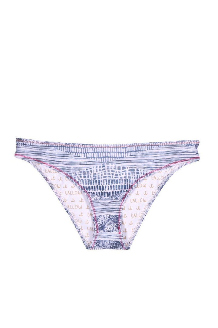 Tallow Swimwear Lithium Bikini Bottom in Bob Patchwork