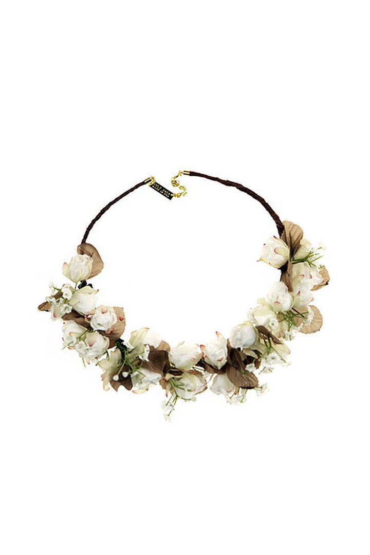 Flower Headpiece in White